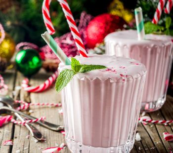 Candy Cane Protein Drink 